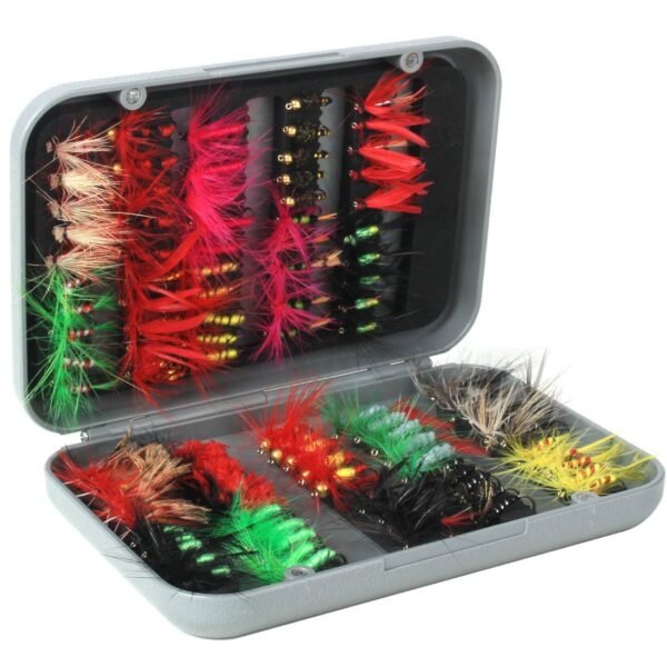 Fishing Gear 100 Fly Bait Set - Image 9