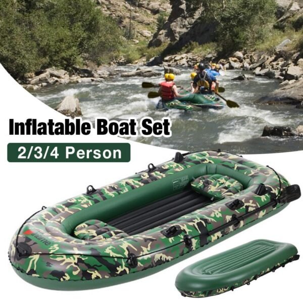 Inflatable Fishing Boat Thickened Kayak Carrying Inflatable Boat Can Be Folded To Carry - Image 6