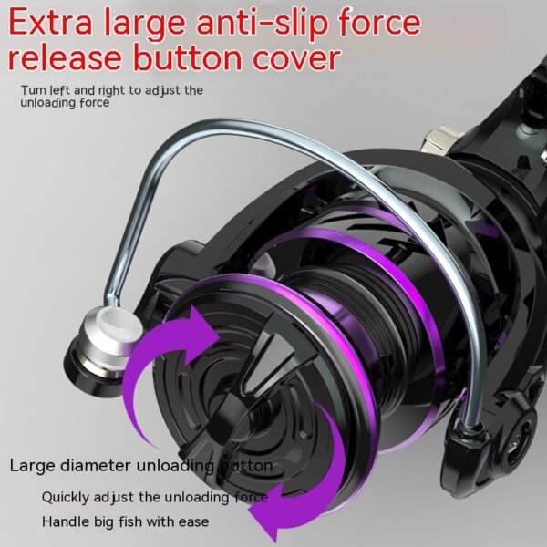 All-metal Fishing Reel Spinning Wheel - Image 10