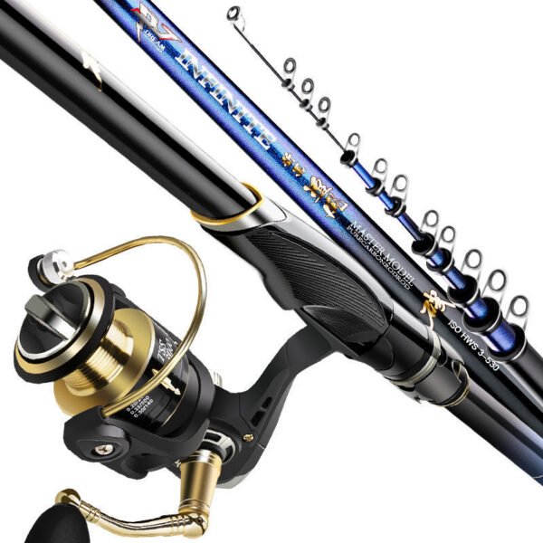 Rock Pole Sea Carbon Super Light Super Hard Long Casting Rod Large Guide Ring Rock Fishing Rod - Image 4