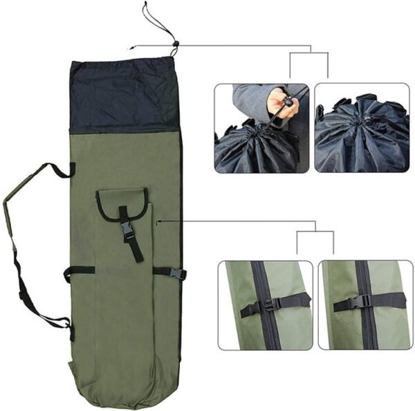 Cylinder Outdoor Multifunctional Fishing Storage Bag - Image 2