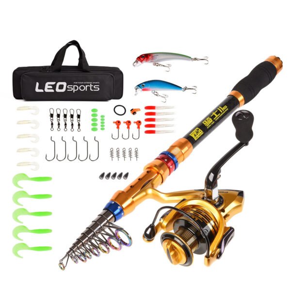 Telescopic Fishing Rod Combo And Reel Complete Kit - Image 5