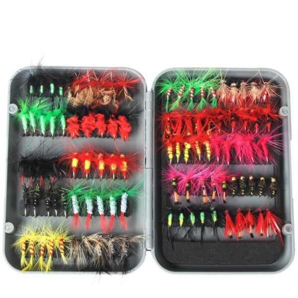 Fishing Gear 100 Fly Bait Set - Image 6