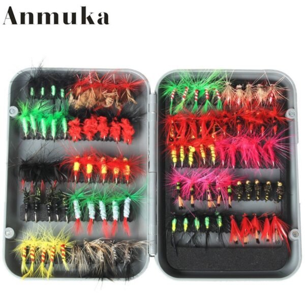 Fishing Gear 100 Fly Bait Set - Image 2