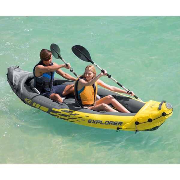 Single And Double Kayak Inflatable Boat Fishing - Image 3