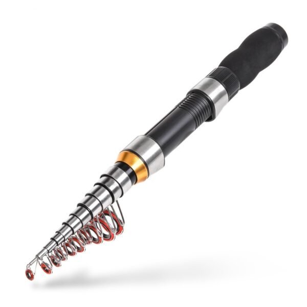 Black Ultra Short Mini Sea Fishing Rod - Image 4