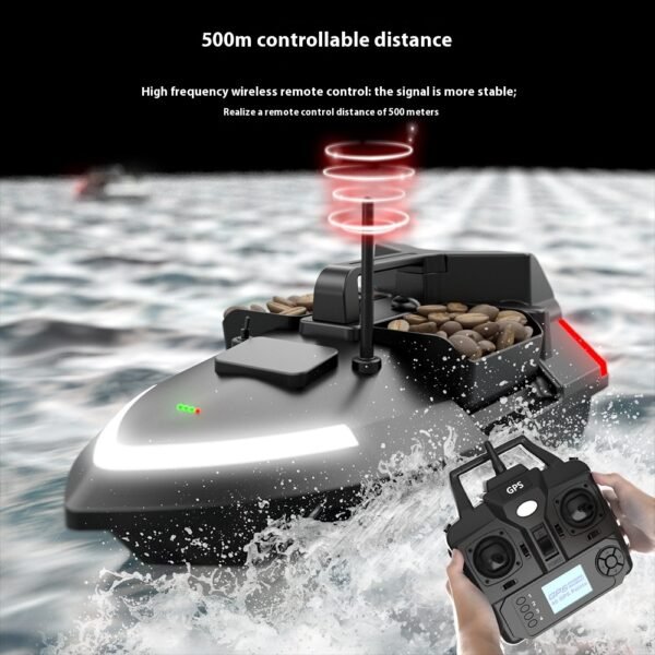 GPS Positioning Remote Control Fishing Boat - Image 2