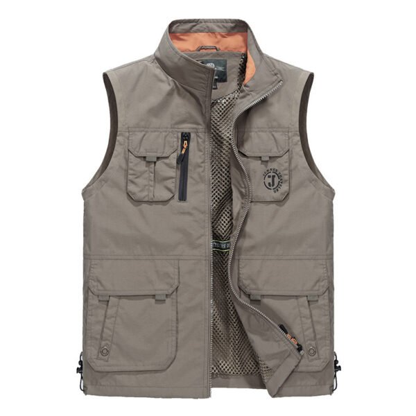 Multi-Pocket Fishing Vest And Mesh Waistcoat - Image 5