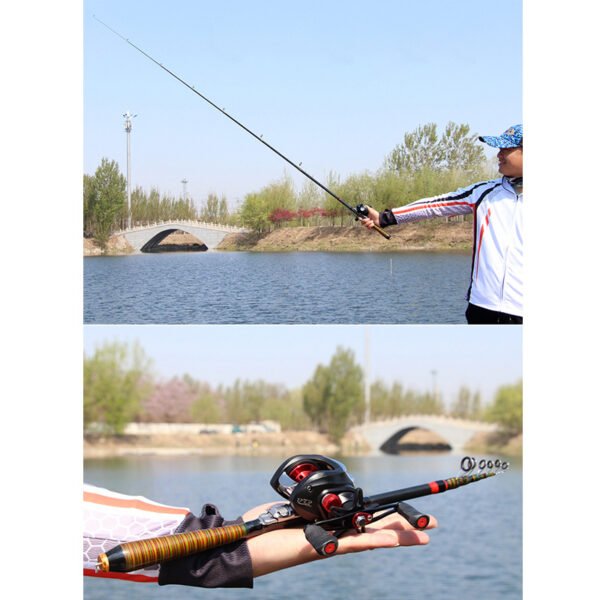 Telescopic Rock Fishing Rod Spinning Fly Carp Feeder Carbon Fiber Pesca Mini Travel Rod Reel Seat - Image 3