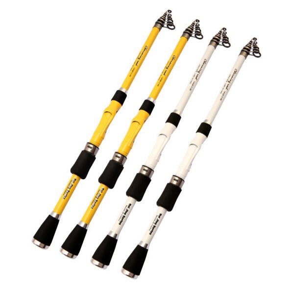 Short Super Hard Rock Fishing Rod Fishing Portable - Image 4