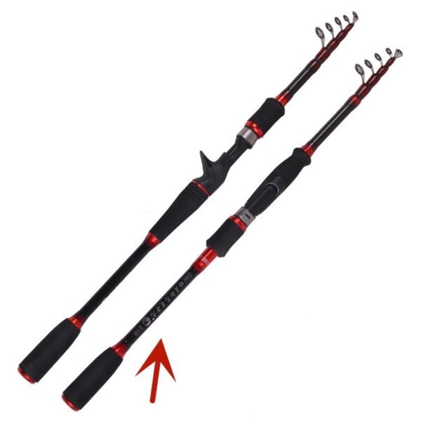 MH Shrinking Rod Straight Shank Shank Carbon Vibration Outlet Rod Fishing Tackle - Image 5