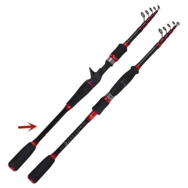 MH Shrinking Rod Straight Shank Shank Carbon Vibration Outlet Rod Fishing Tackle - Image 7